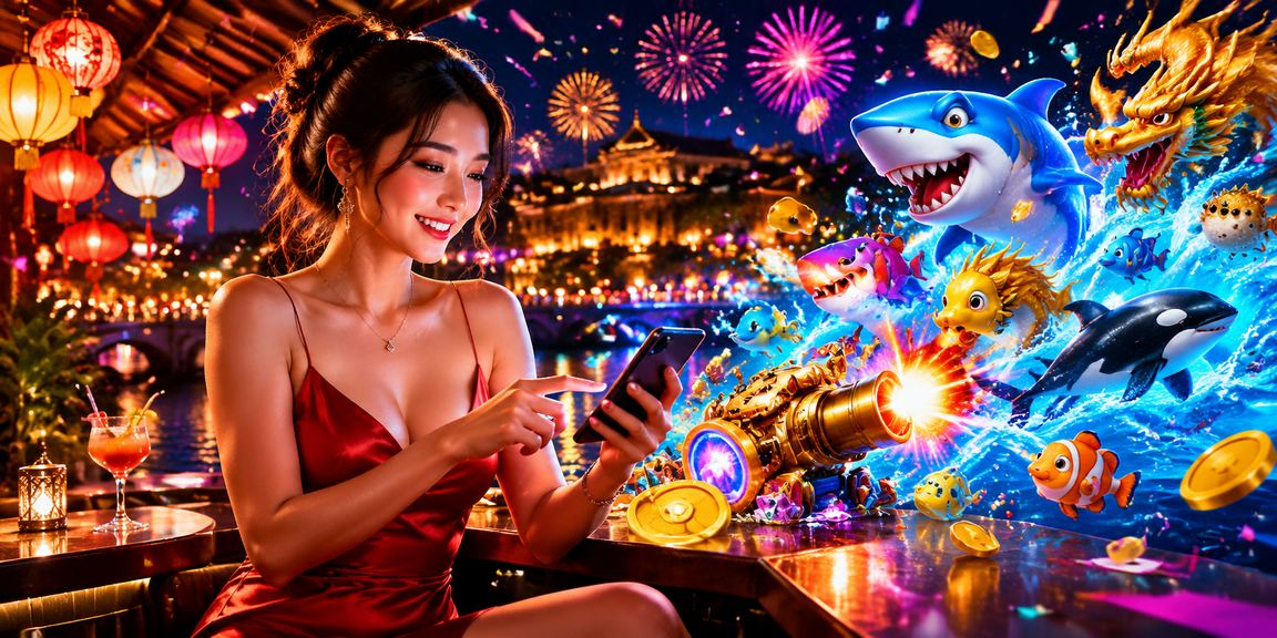 Chợ đêm Huế náo nhiệt với gian hàng trò chơi may mắn và người dân vui chơi tấp nập